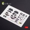 KELIK K48013 F-82 (F,G) TWIN MUSTANG INTERIOR 3D DECALS FOR MODELSVIT KIT 1/48